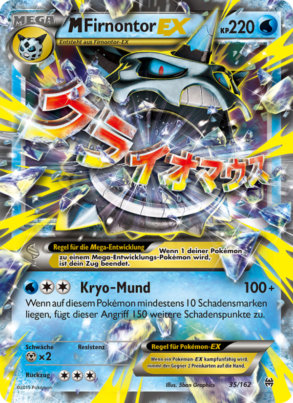 M-Firnontor EX 35 — BREAKthrough (German Pokémon TCG card)
