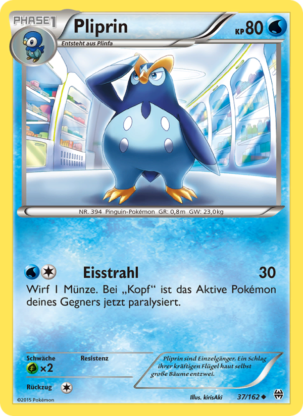 Pliprin 37 — BREAKthrough (German Pokémon TCG card)