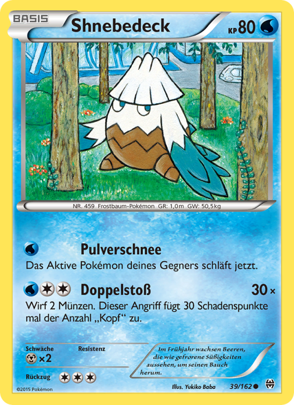 Shnebedeck 39 — BREAKthrough (German Pokémon TCG card)