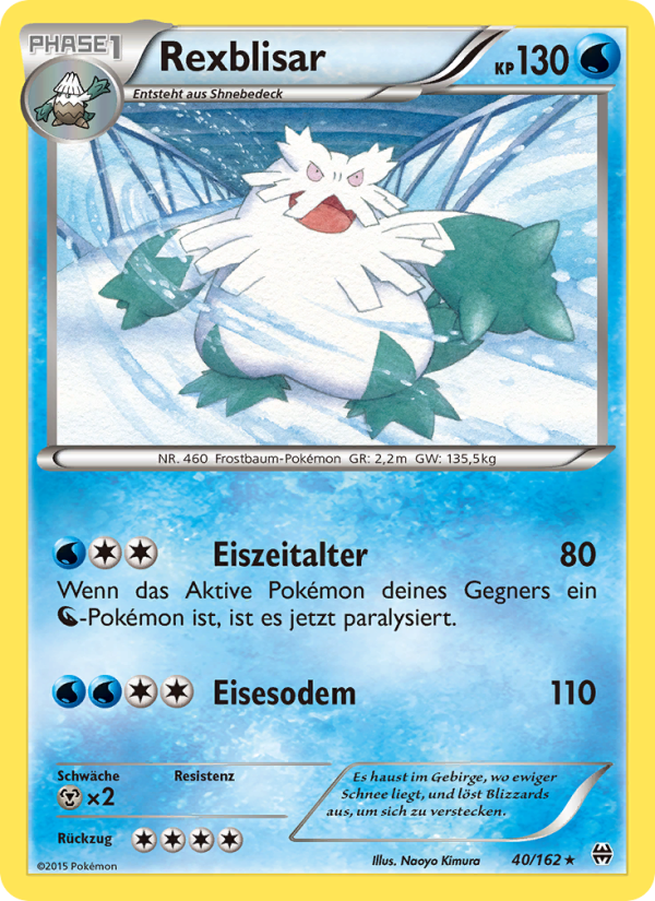 Rexblisar 40 — BREAKthrough (German Pokémon TCG card)