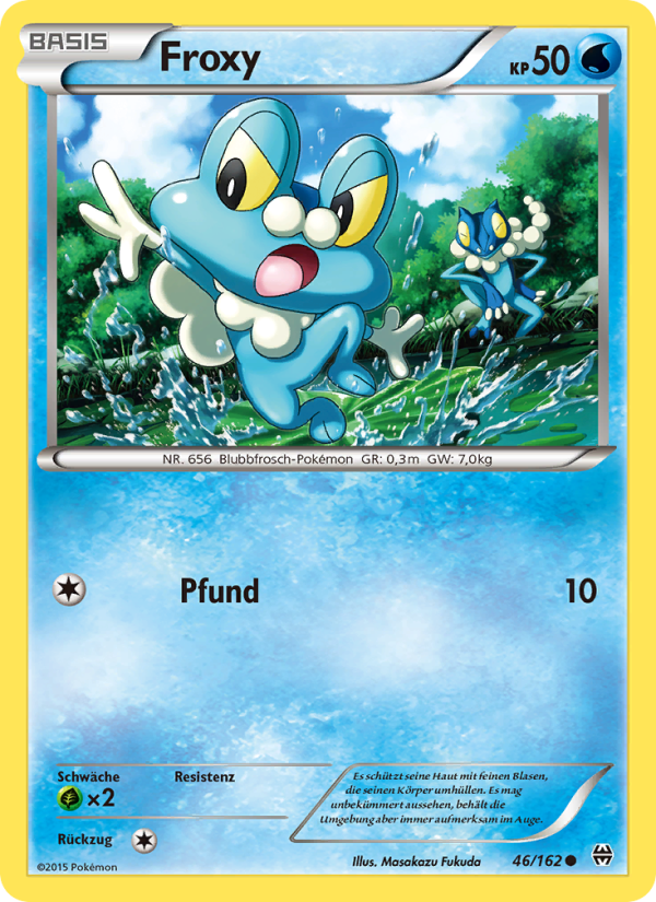 Froxy 46 — BREAKthrough (German Pokémon TCG card)
