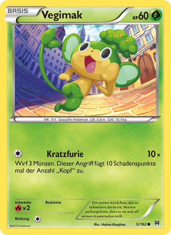 Vegimak 5 — BREAKthrough (German Pokémon TCG card)