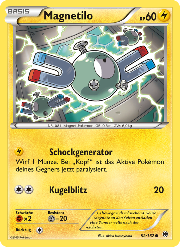 Magnetilo 52 — BREAKthrough (German Pokémon TCG card)