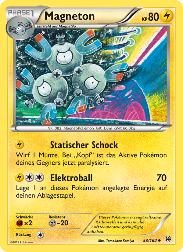 Magneton 53 — BREAKthrough (German Pokémon TCG card)