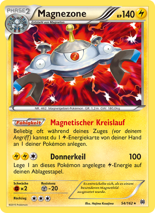Magnezone 54 — BREAKthrough (German Pokémon TCG card)