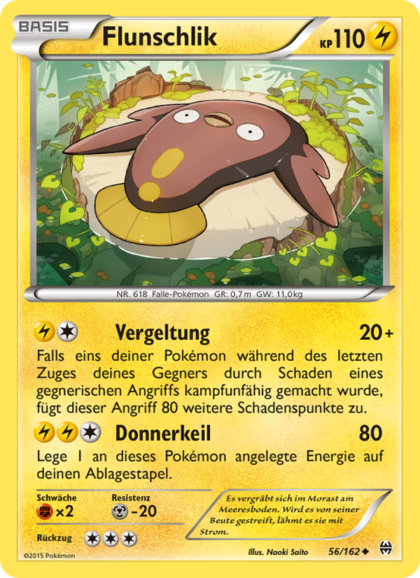 Flunschlik 56 — BREAKthrough (German Pokémon TCG card)