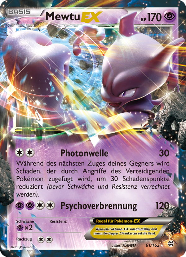 Mewtu EX 61 — BREAKthrough (German Pokémon TCG card)