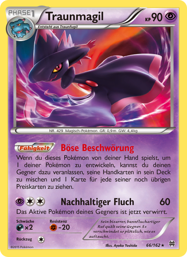 Traunmagil 66 — BREAKthrough (German Pokémon TCG card)