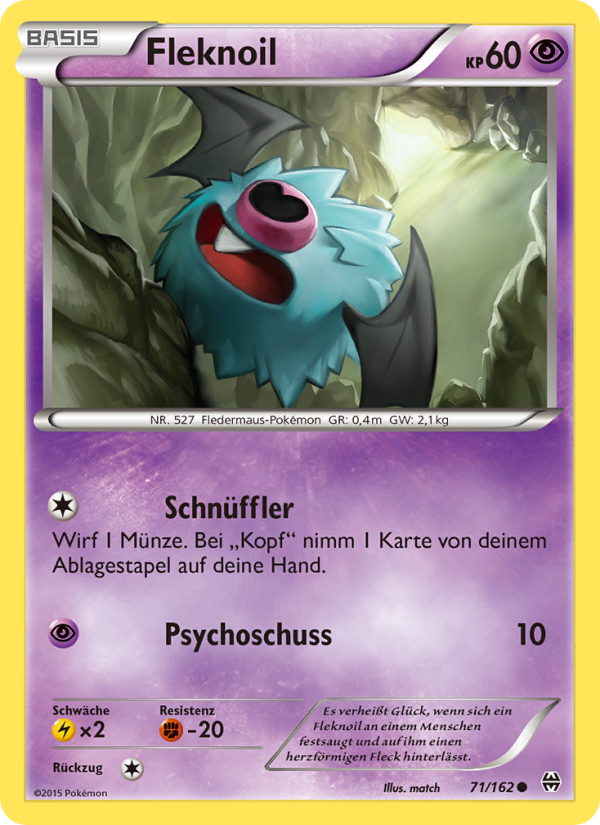 Fleknoil 71 — BREAKthrough (German Pokémon TCG card)