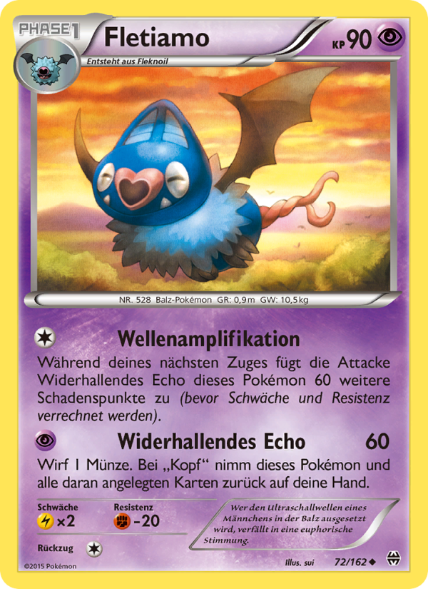 Fletiamo 72 — BREAKthrough (German Pokémon TCG card)