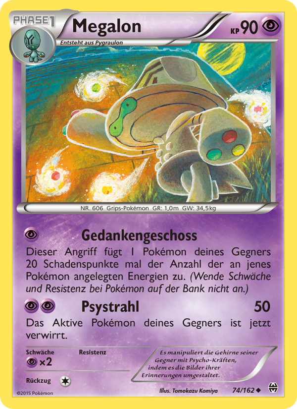 Megalon 74 — BREAKthrough (German Pokémon TCG card)