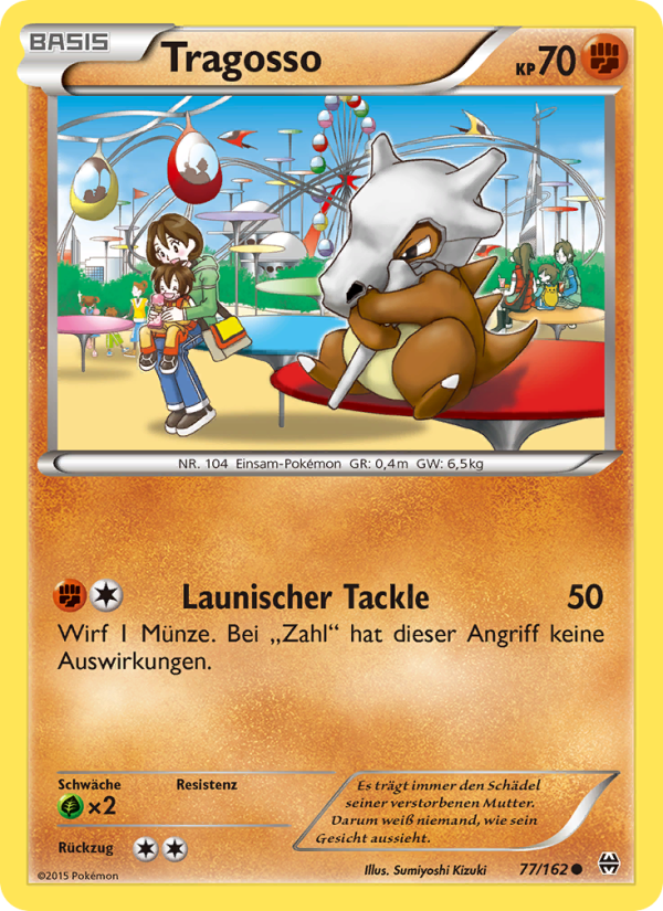 Tragosso 77 — BREAKthrough (German Pokémon TCG card)