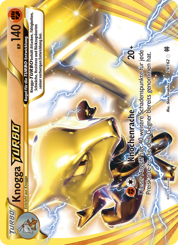 Knogga-TURBO 79 — BREAKthrough (German Pokémon TCG card)