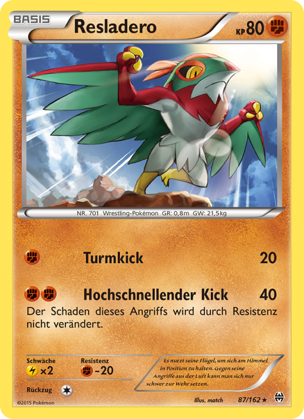 Resladero 87 — BREAKthrough (German Pokémon TCG card)