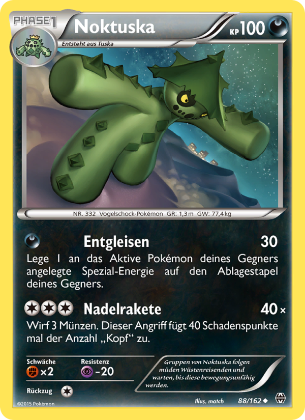 Noktuska 88 — BREAKthrough (German Pokémon TCG card)