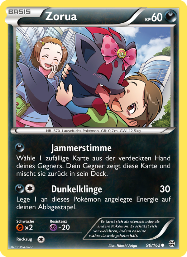Zorua 90 — BREAKthrough (German Pokémon TCG card)