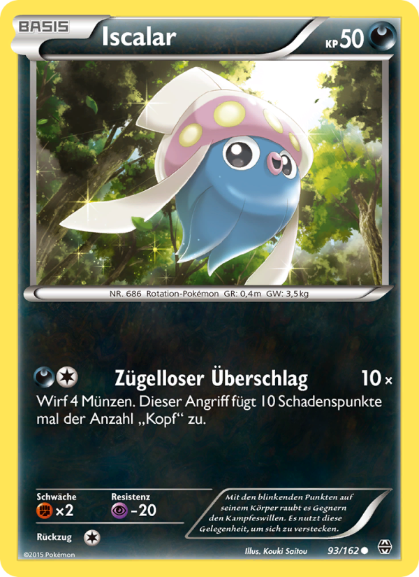 Iscalar 93 — BREAKthrough (German Pokémon TCG card)
