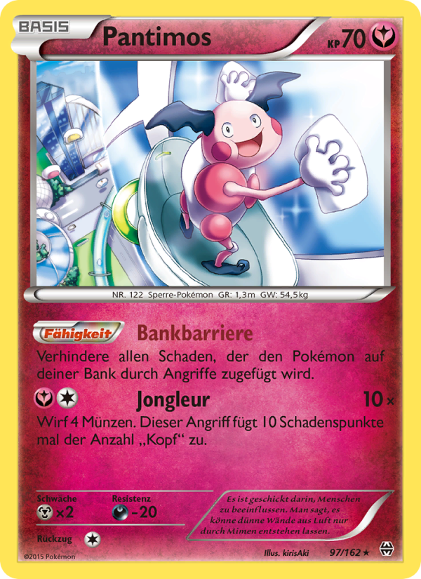 Pantimos 97 — BREAKthrough (German Pokémon TCG card)