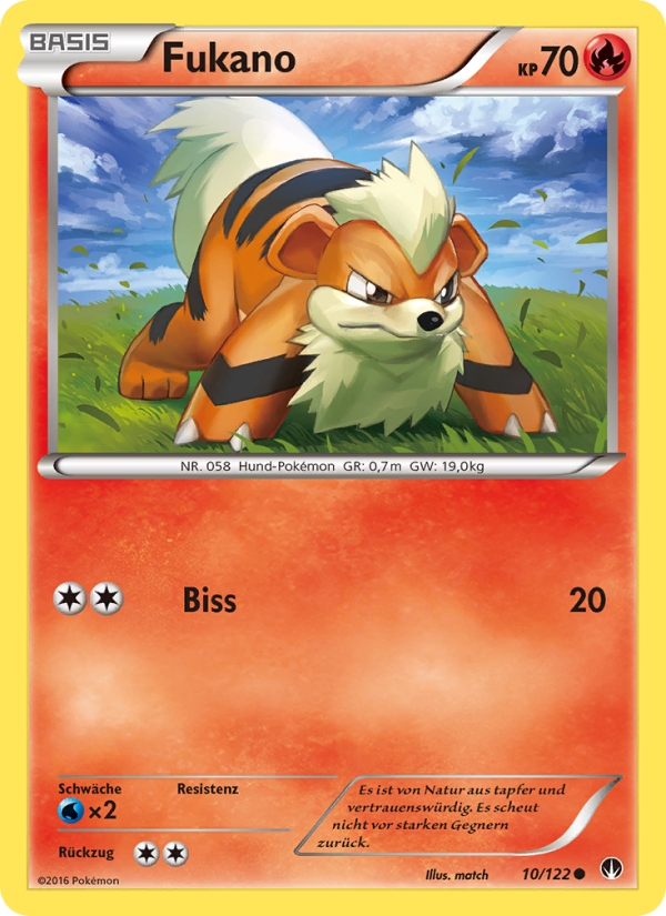 Fukano 10 — BREAKpoint (German Pokémon TCG card)