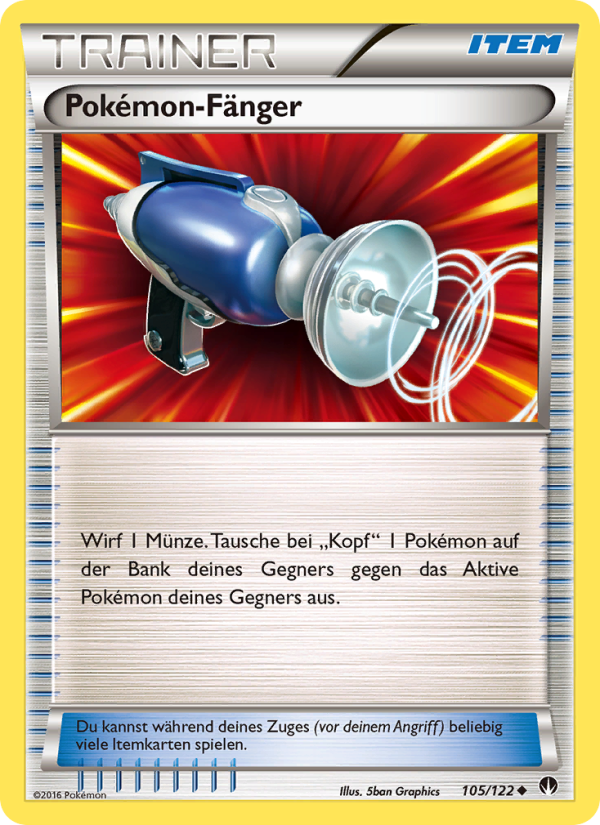 Pokémon-Fänger 105 — BREAKpoint (German Pokémon TCG card)