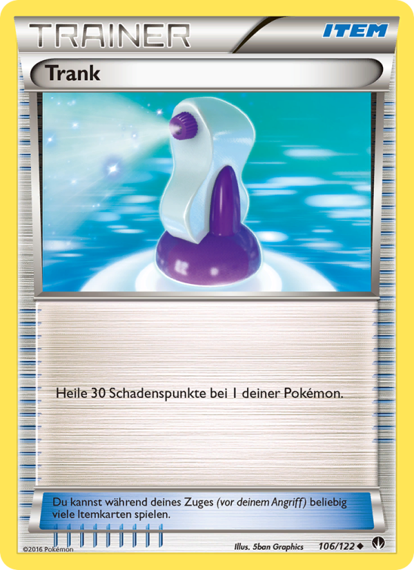 Trank 106 — BREAKpoint (German Pokémon TCG card)
