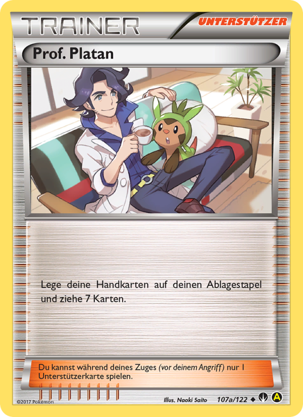 Prof. Platan 107a — BREAKpoint (German Pokémon TCG card)