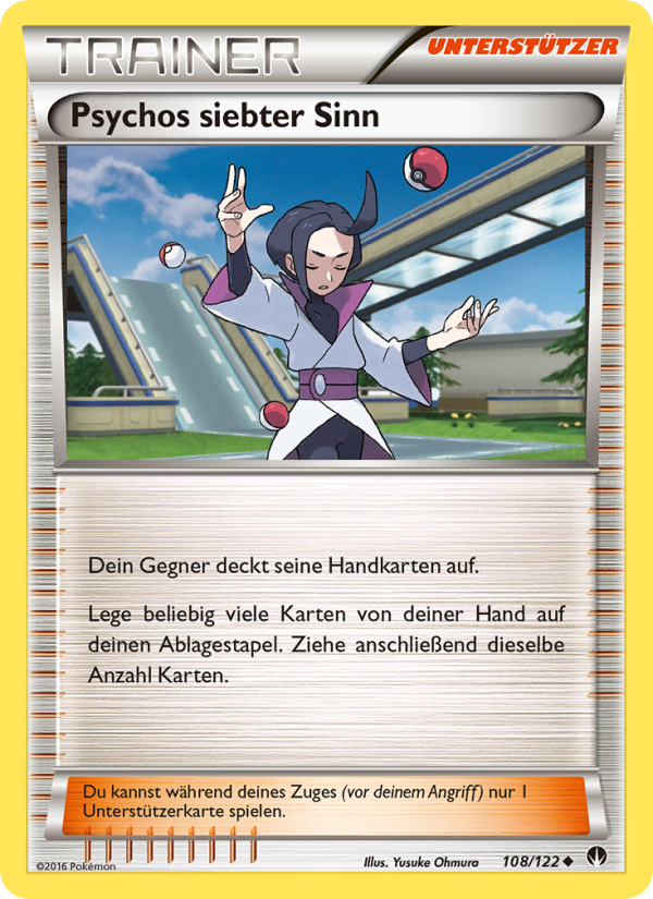 Psychos siebter Sinn 108 — BREAKpoint (German Pokémon TCG card)
