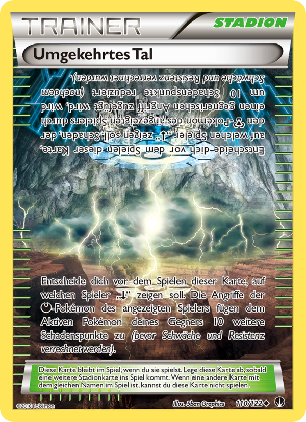 Umgekehrtes Tal 110 — BREAKpoint (German Pokémon TCG card)