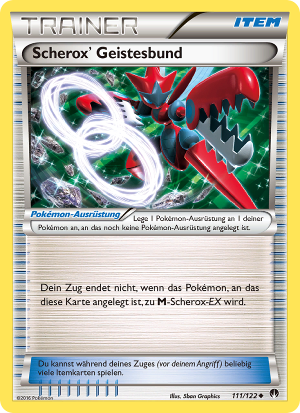 Scherox' Geistesbund 111 — BREAKpoint (German Pokémon TCG card)