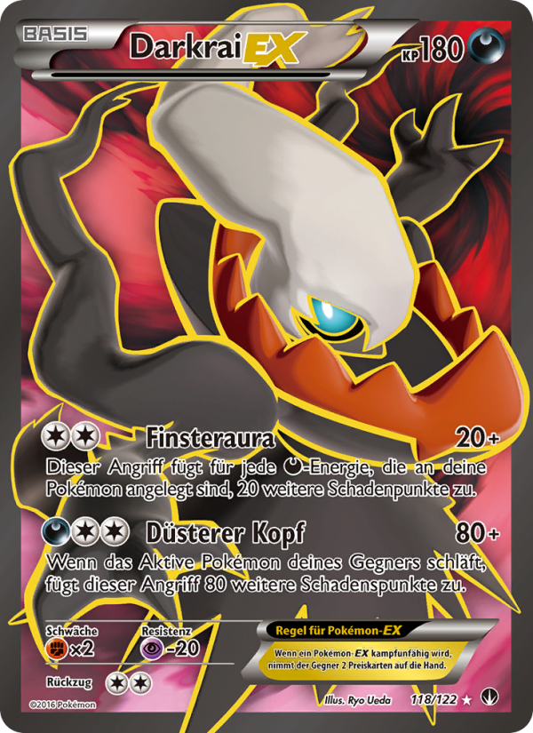 Darkrai EX 118 — BREAKpoint (German Pokémon TCG card)