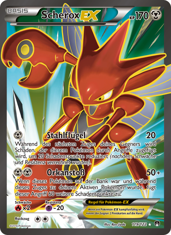 Scherox EX 119 — BREAKpoint (German Pokémon TCG card)