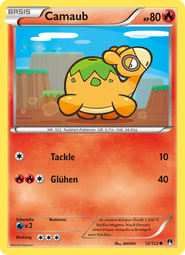 Camaub 12 — BREAKpoint (German Pokémon TCG card)
