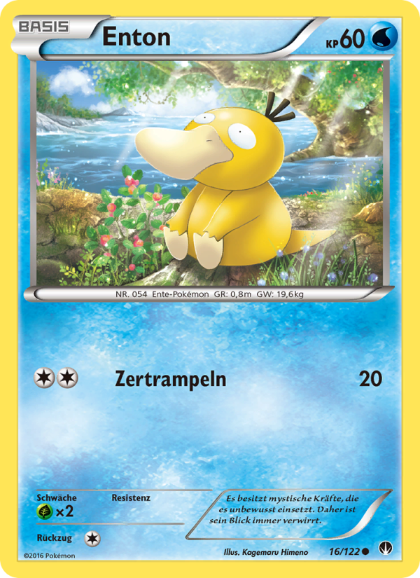 Enton 16 — BREAKpoint (German Pokémon TCG card)