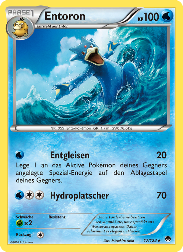 Entoron 17 — BREAKpoint (German Pokémon TCG card)