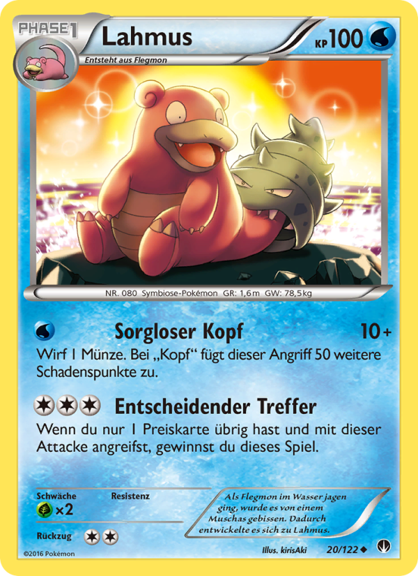 Lahmus 20 — BREAKpoint (German Pokémon TCG card)