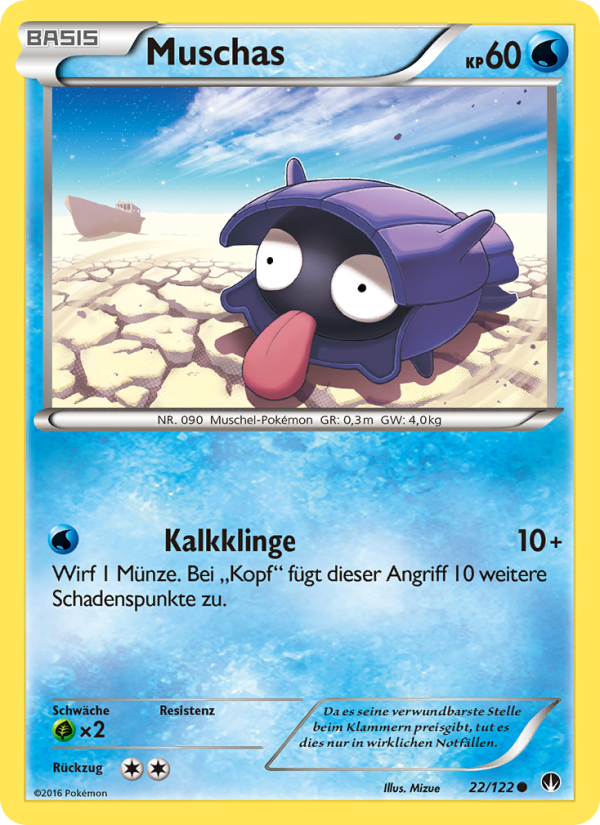 Muschas 22 — BREAKpoint (German Pokémon TCG card)