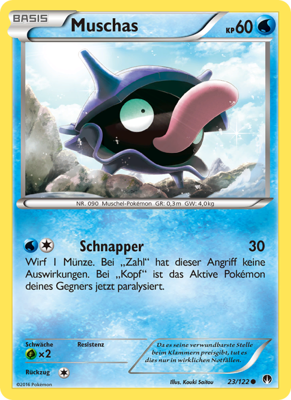 Muschas 23 — BREAKpoint (German Pokémon TCG card)