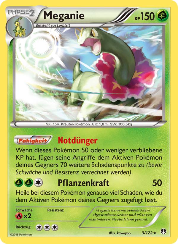 Meganie 3 — BREAKpoint (German Pokémon TCG card)
