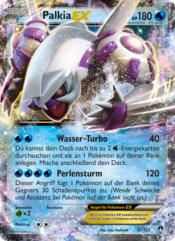 Palkia EX 31 — BREAKpoint (German Pokémon TCG card)