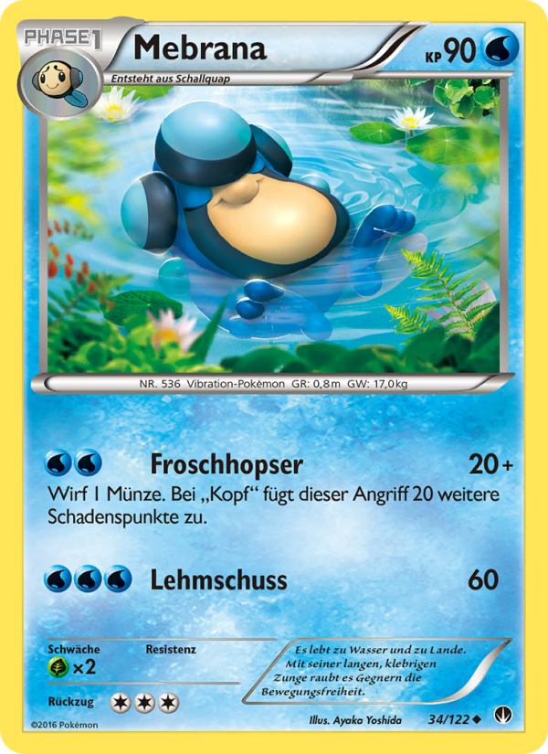 Mebrana 34 — BREAKpoint (German Pokémon TCG card)