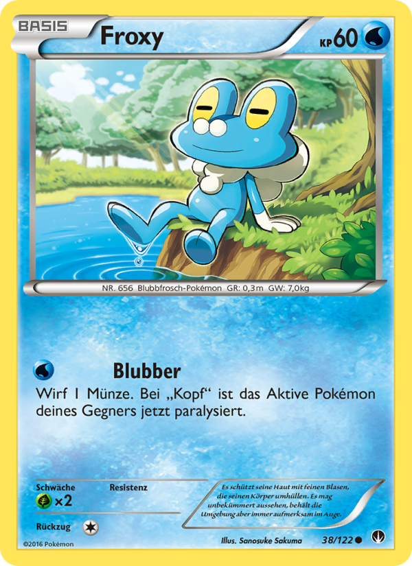 Froxy 38 — BREAKpoint (German Pokémon TCG card)