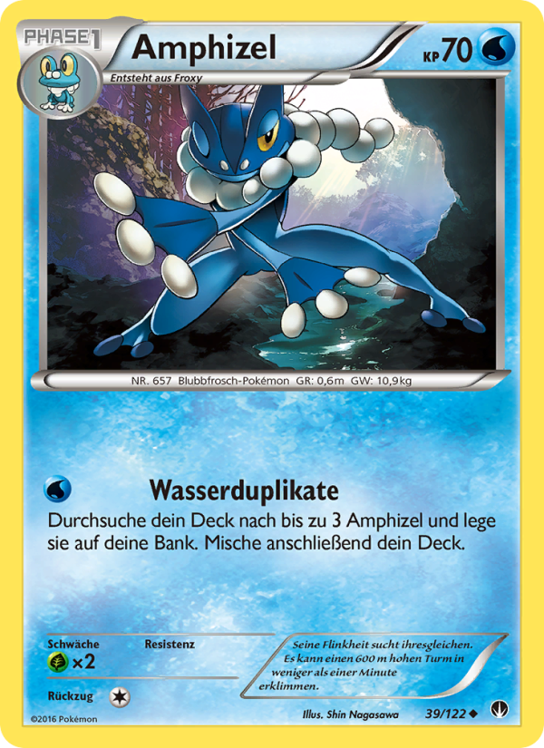Amphizel 39 — BREAKpoint (German Pokémon TCG card)