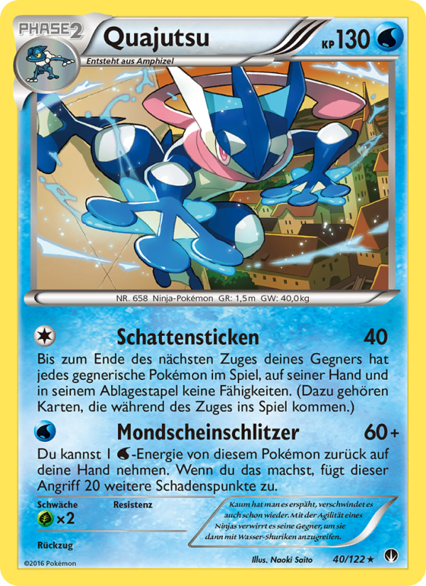 Quajutsu 40 — BREAKpoint (German Pokémon TCG card)