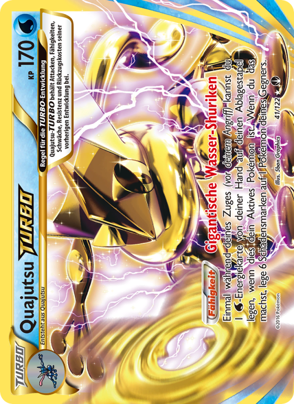 Quajutsu-TURBO 41 — BREAKpoint (German Pokémon TCG card)
