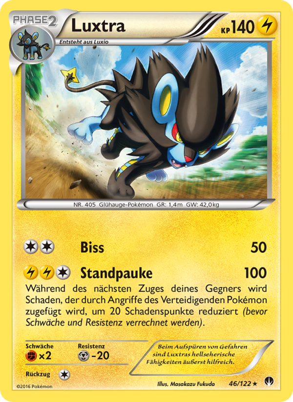 Luxtra 46 — BREAKpoint (German Pokémon TCG card)