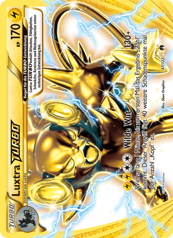 Luxtra-TURBO 47 — BREAKpoint (German Pokémon TCG card)