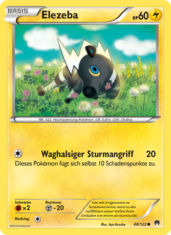 Elezeba 48 — BREAKpoint (German Pokémon TCG card)