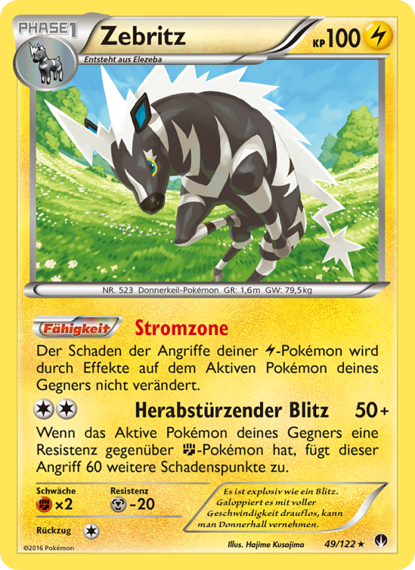 Zebritz 49 — BREAKpoint (German Pokémon TCG card)