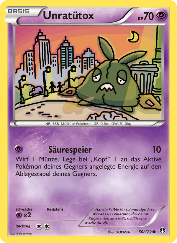 Unratütox 56 — BREAKpoint (German Pokémon TCG card)