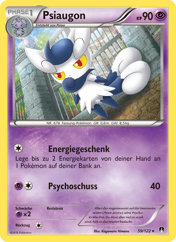 Psiaugon 59 — BREAKpoint (German Pokémon TCG card)